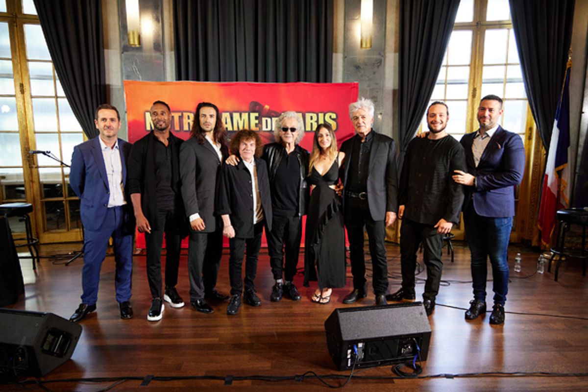 Nicolas Talar, Jay (Clopin), Gian Marco Schiaretti (Gringoire), 
Richard Cocciante, Luc Plamondon, Hiba Tawaji, Daniel Lavoie, Angelo Del Vecchio, and Adam Blanshay.  at 