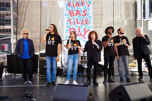 Luc Plamondon, Gian Marco Schiaretti (Gringoire), Hiba Tawaji (Esmeralda), Richard Co Photo
