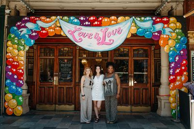 Evelyn Hoskins, Chelsea Halfpenny and Wendy Mae
Brown Photo