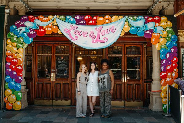 Evelyn Hoskins, Chelsea Halfpenny and Wendy Mae
Brown Photo