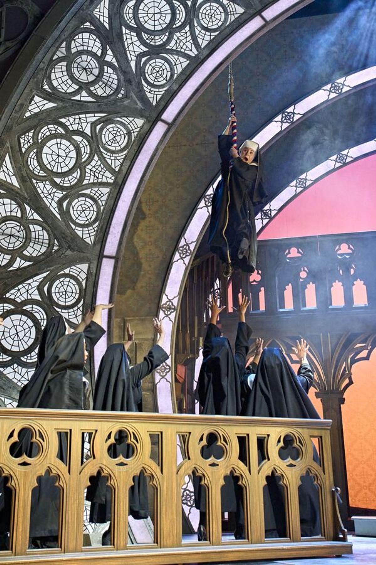 The company at Photos: First Look at Jennifer Saunders, Beverley Knight, Keala Settle & More in SISTER ACT at London's Eventim Apollo