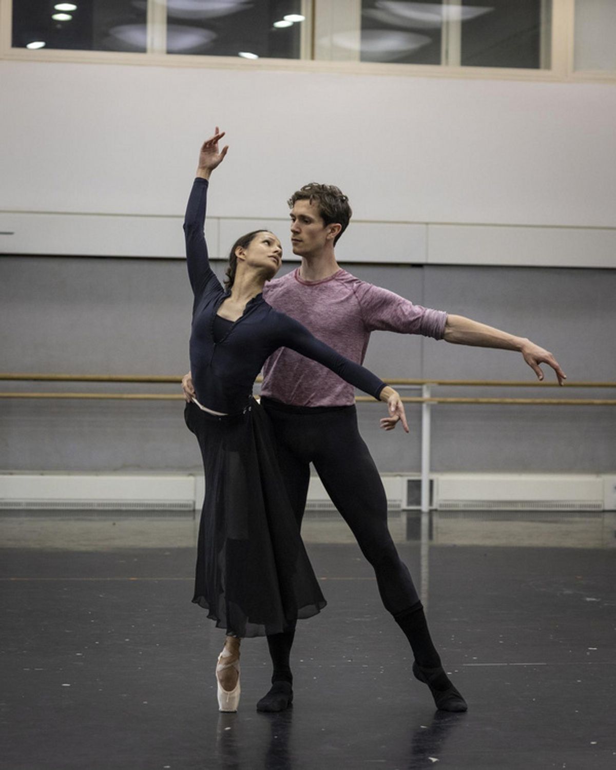 Francesca Hayward and William Bracewell at 