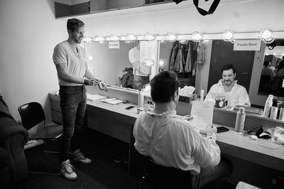 Stark Sands and Paulo Szot Photo