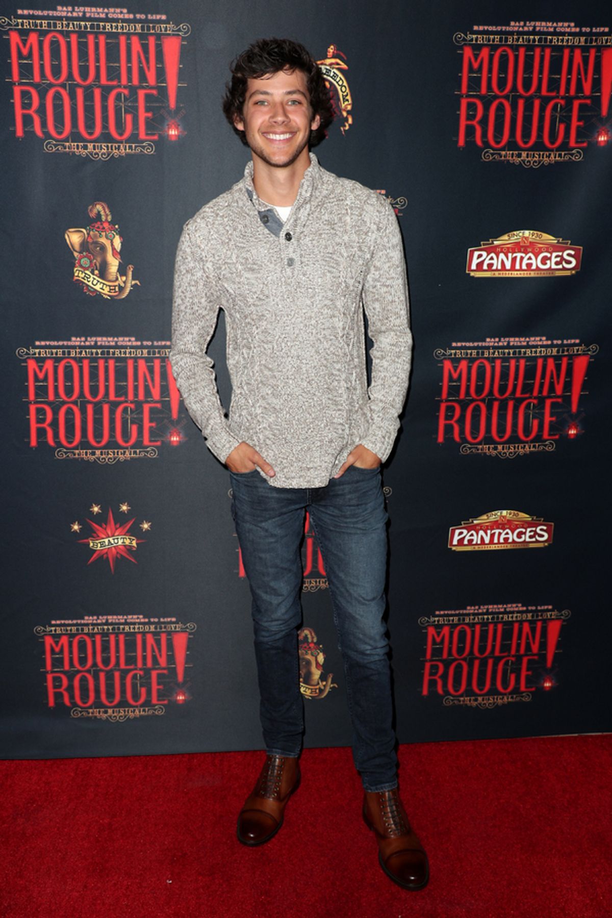 Matt Cornett at Photos: On the Red Carpet at Opening Night of MOULIN ROUGE! in Hollywood