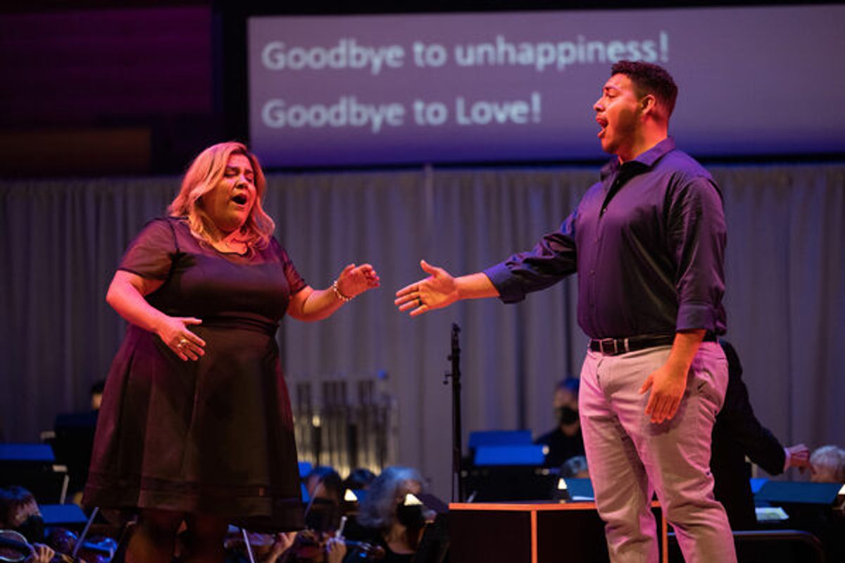 Celeste Morales and Daniel Luis Espinal at Photos: Latin American/Spanish Composers Showcased in Merola's Schwabacher Summer Concert
