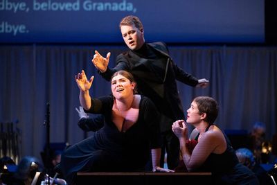 Cody Bowers (Back), Olivia Smith (L), and Nikola Adele Printz (R)  Photo