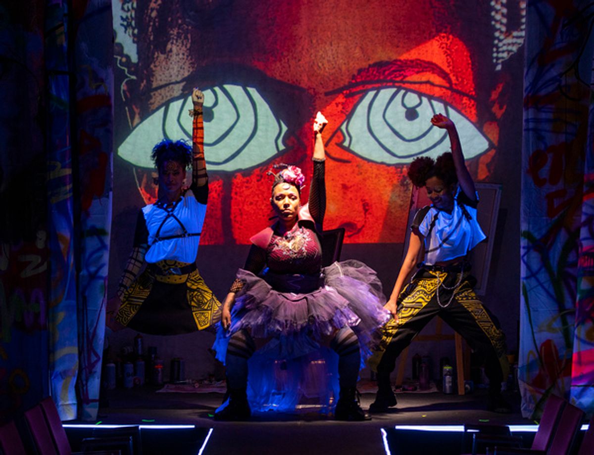 Jacinda Ratcliffe, Nikki Lynette and Keeley Morris at Photos: First Look at Haven's GET OUT ALIVE at The Den Theatre