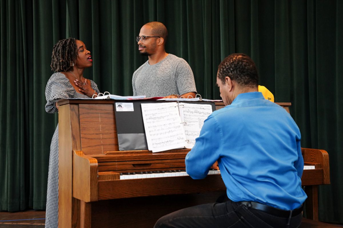 Kristolyn Lloyd, Cornelius Smith Jr., and Joseph Joubert  at 