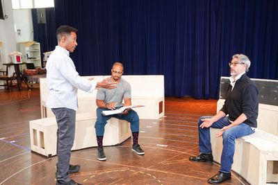 Charles Randolph-Wright, Cornelius Smith Jr. and Thomas Adrian Simpson  Photo