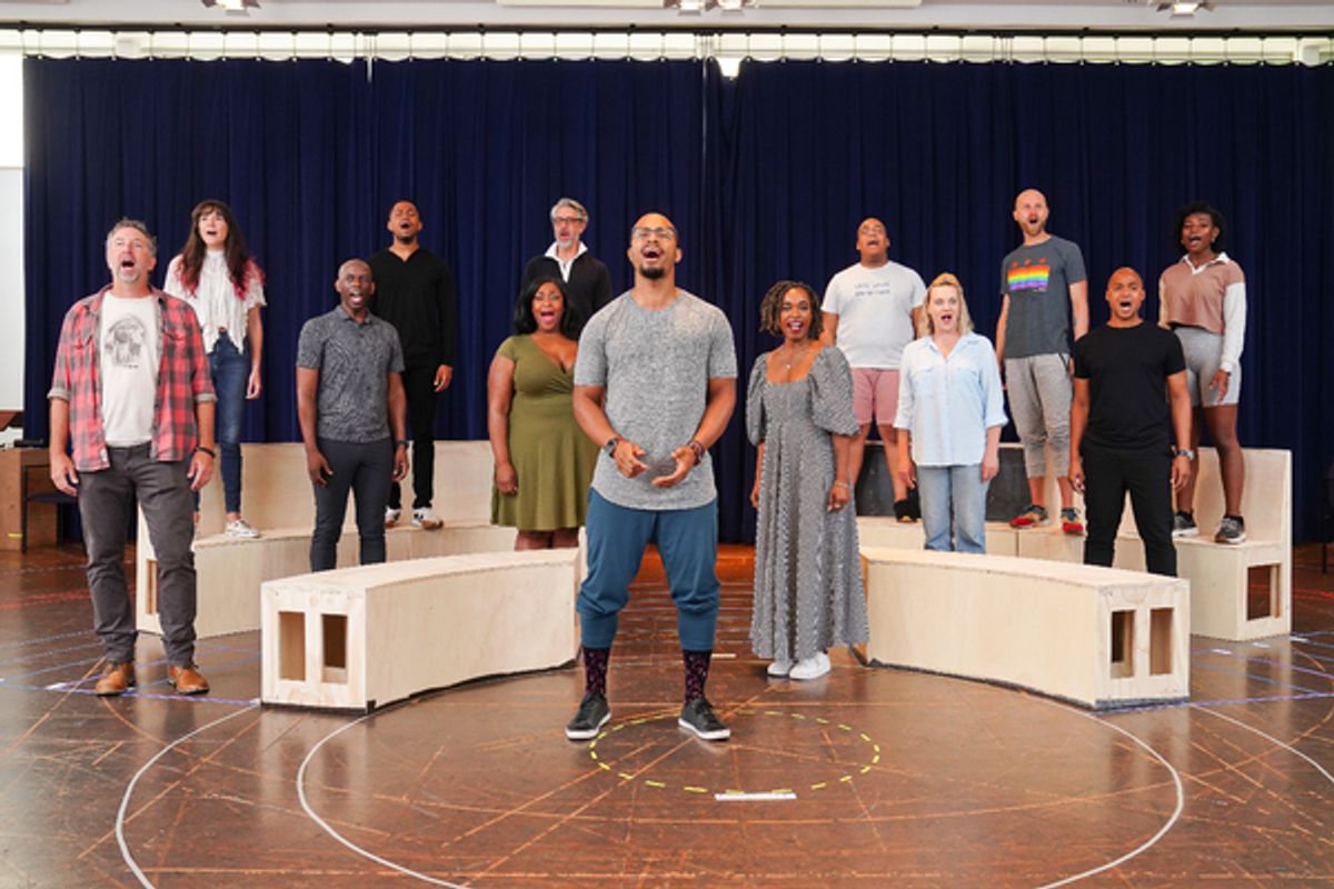 Cornelius Smith Jr. and the cast of American Prophet at Photos & Video: See Cornelius Smith Jr. & More in Rehearsals for the World Premiere of AMERICAN PROPHET at Arena Stage