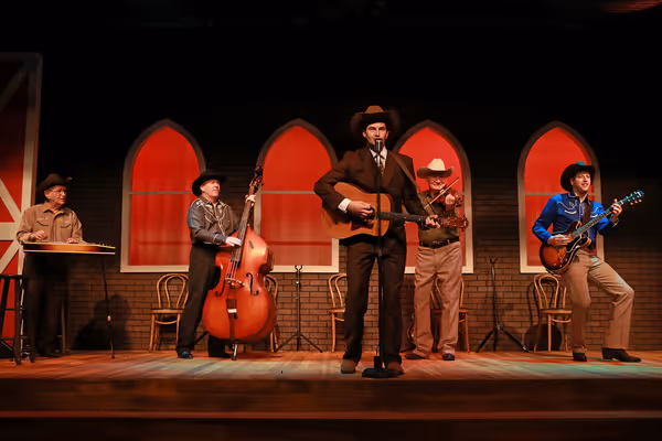 The cast of Hank Williams: Lost Highway  Photo
