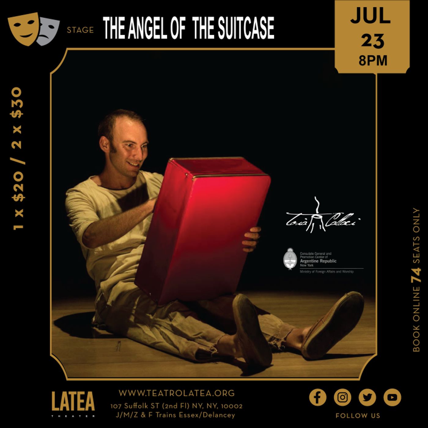 Toia&Callaci llega a la Gran Manzana para deleitarnos con tres de sus trabajos artísticos: “El Señor de los árboles” , “El Ángel de la valija” y “Las Juanas, una herejía' Toia&Callaci llega a la Gran Manzana para deleitarnos con tres de sus trabajos artísticos: “El Señor de los árboles” , “El Ángel de la valija” y “Las Juanas, una herejía' Image