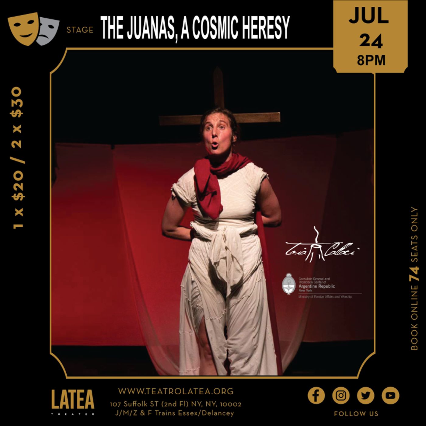 Toia&Callaci llega a la Gran Manzana para deleitarnos con tres de sus trabajos artísticos: “El Señor de los árboles” , “El Ángel de la valija” y “Las Juanas, una herejía' Toia&Callaci llega a la Gran Manzana para deleitarnos con tres de sus trabajos artísticos: “El Señor de los árboles” , “El Ángel de la valija” y “Las Juanas, una herejía' Image