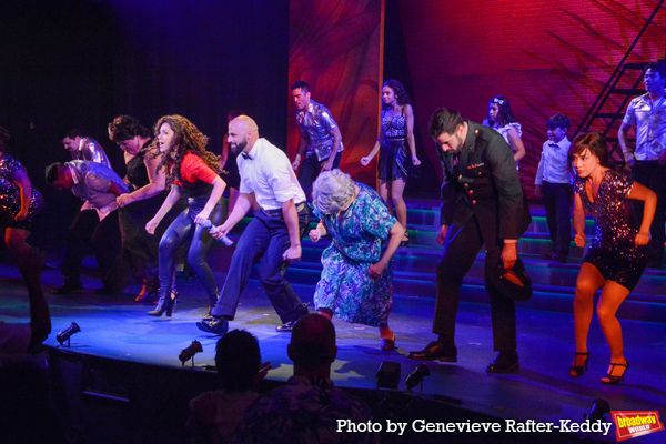 Alexis Semevolos-Velasque, Victor Souffrant and the cast of On Your Feet Photo