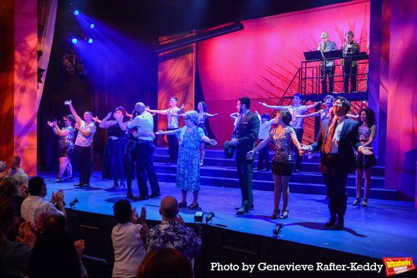 Alexis Semevolos-Velasque and Victor Souffrant and the cast of On Your Feet Photo