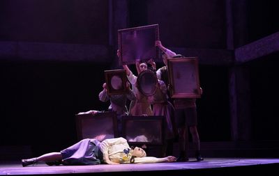 Camille Umoff with the company of Witnesses. Photo