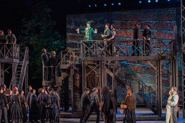 Hernando Umana and the Company of Sweeney Todd- PC- Julie A. Merkle Photo