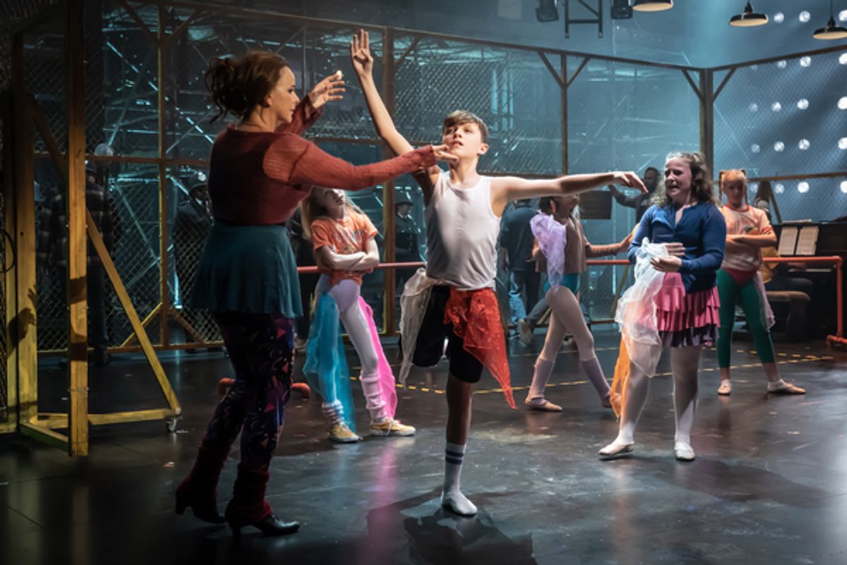 Sally Ann Triplett), Jaden Shentall-Lee and Pearl Ball  at 