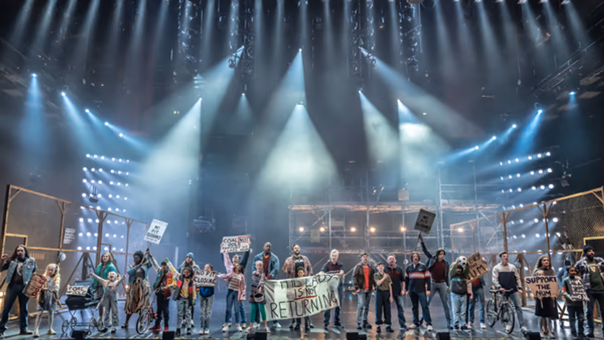 The cast at Photos: Get a First Look at Sally Ann Triplett & More in BILLY ELLIOT THE MUSICAL at Leicester's Curve Theatre