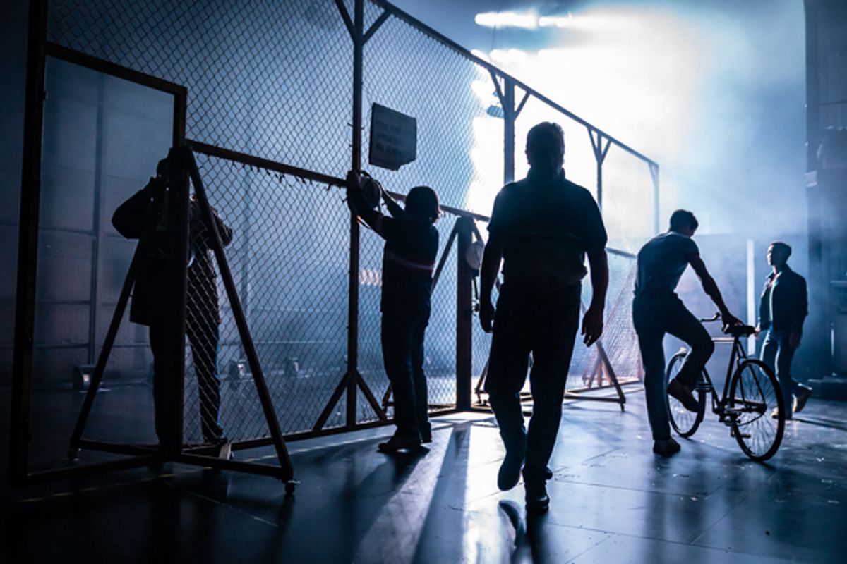 The cast at Photos: Get a First Look at Sally Ann Triplett & More in BILLY ELLIOT THE MUSICAL at Leicester's Curve Theatre