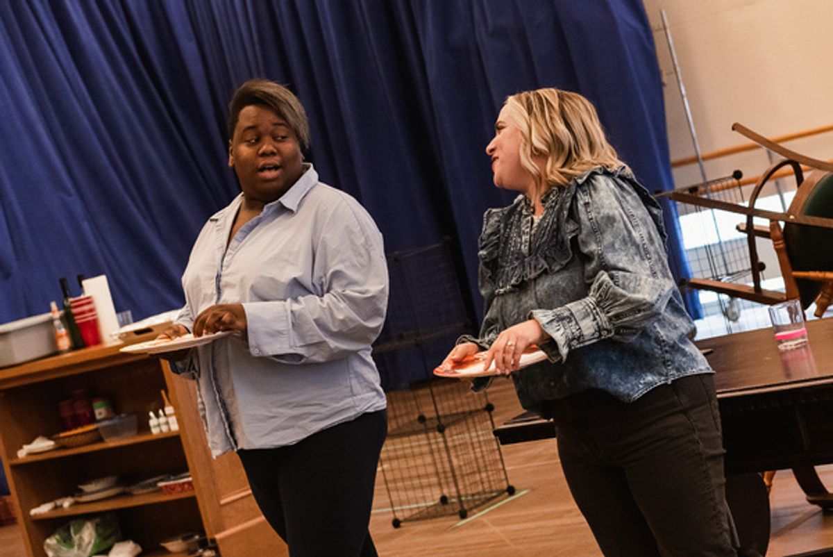 Alex Newell and Megan Kane at 