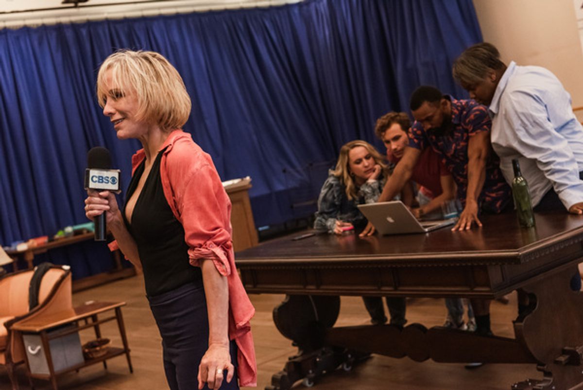 Charlotte d’Amboise, Megan Kane, Wes Zurick, Allan K. Washington, Alex Newell at 