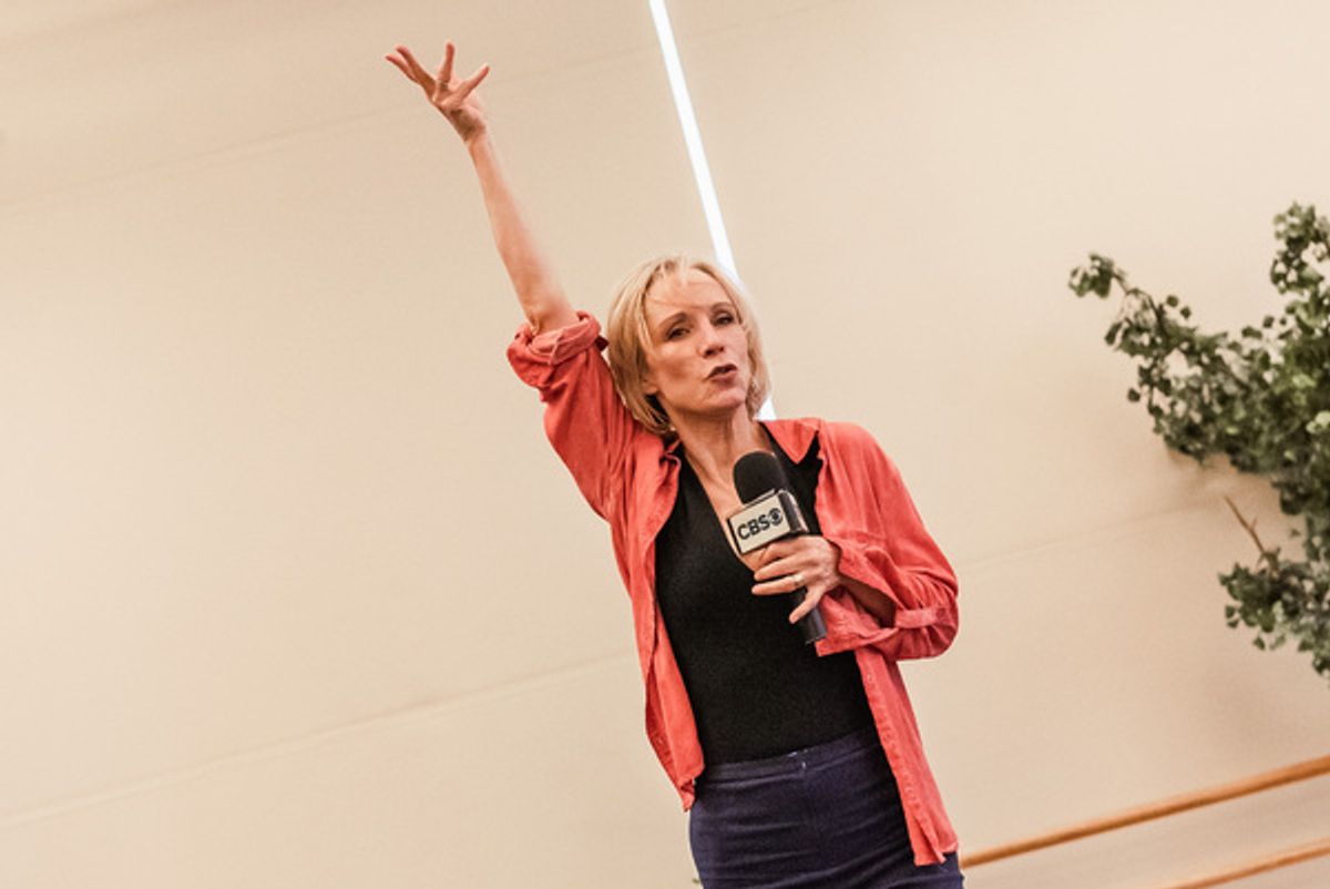 Charlotte d’Amboise at Photos & Video: See Charlotte d'Amboise, Mark Evans & Alex Newell in Rehearsals for THE LAST SUPPER World Premiere