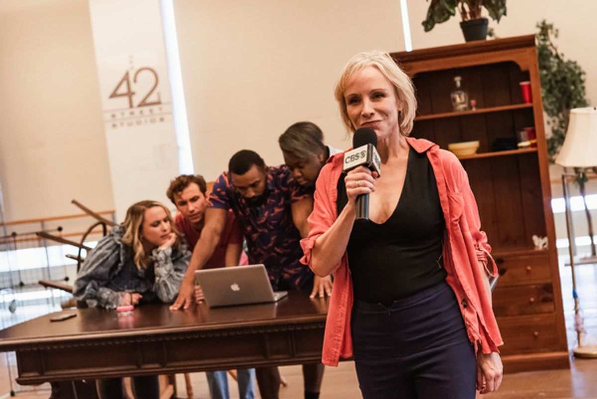 Megan Kane, Wes Zurick, Allan K. Washington, Alex Newell, Charlotte d’Amboise at 