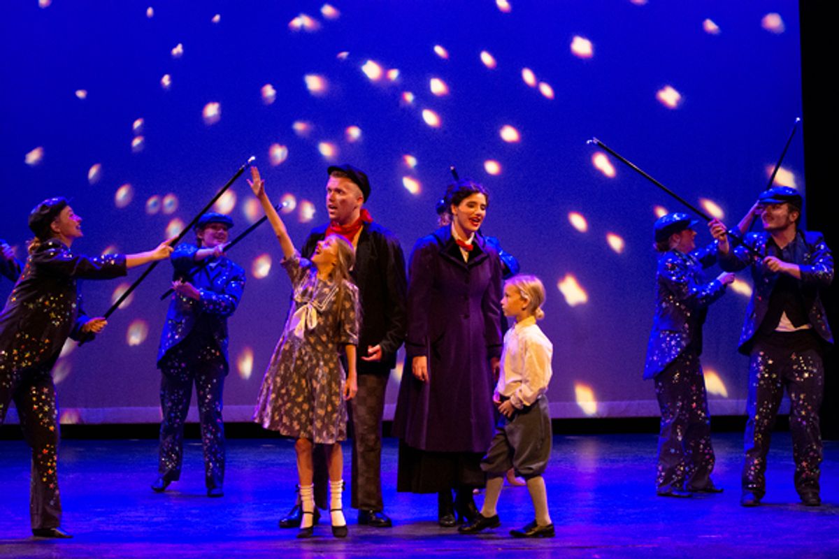 Summer Sprague, Edward Itte, Julia Lupi, Keegan Haack and the company of Mary Poppins. at Photos: Algonquin Arts Theatre Presents MARY POPPINS