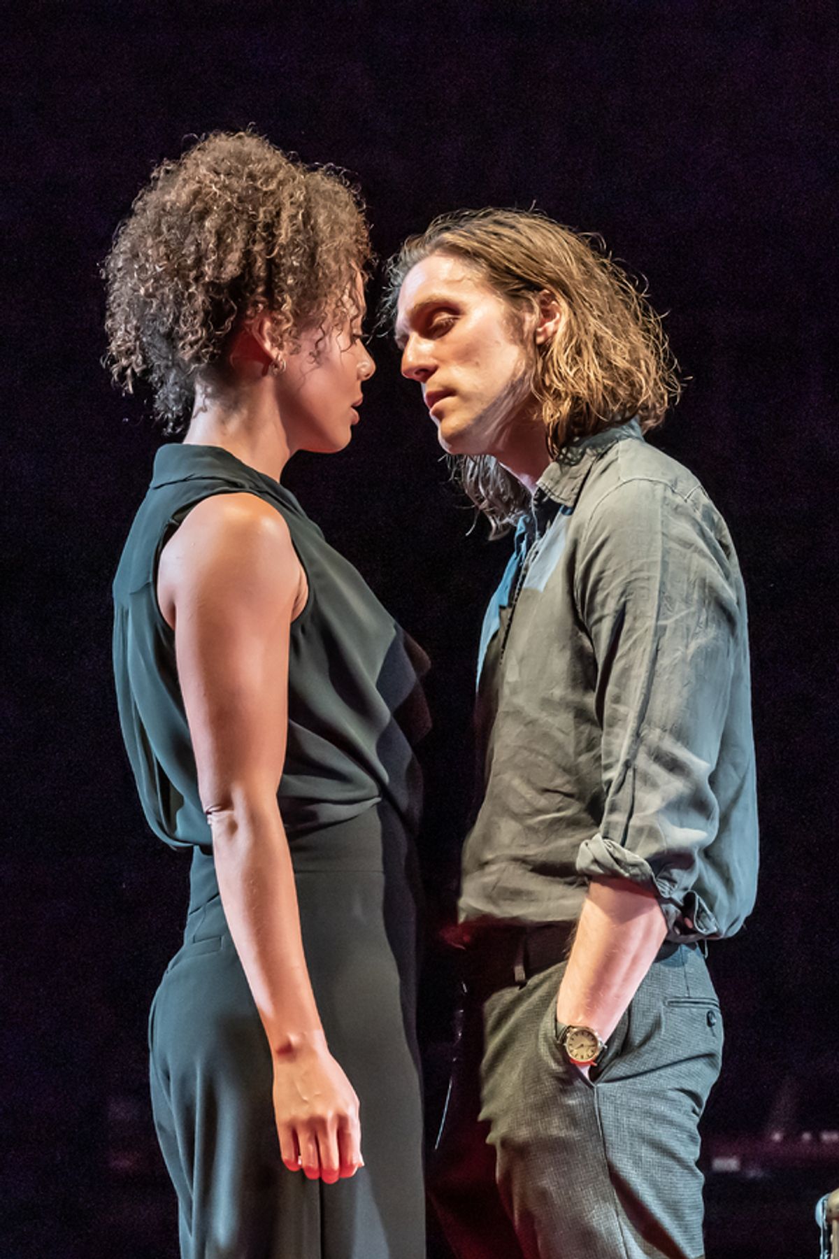 Nina Toussaint-White and Jack Farthing at 