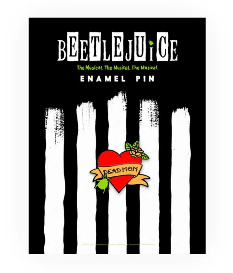 Dead Mom Enamel Pin from Beetlejuice