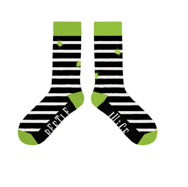 Beetlejuice Striped Socks from Beetlejuice