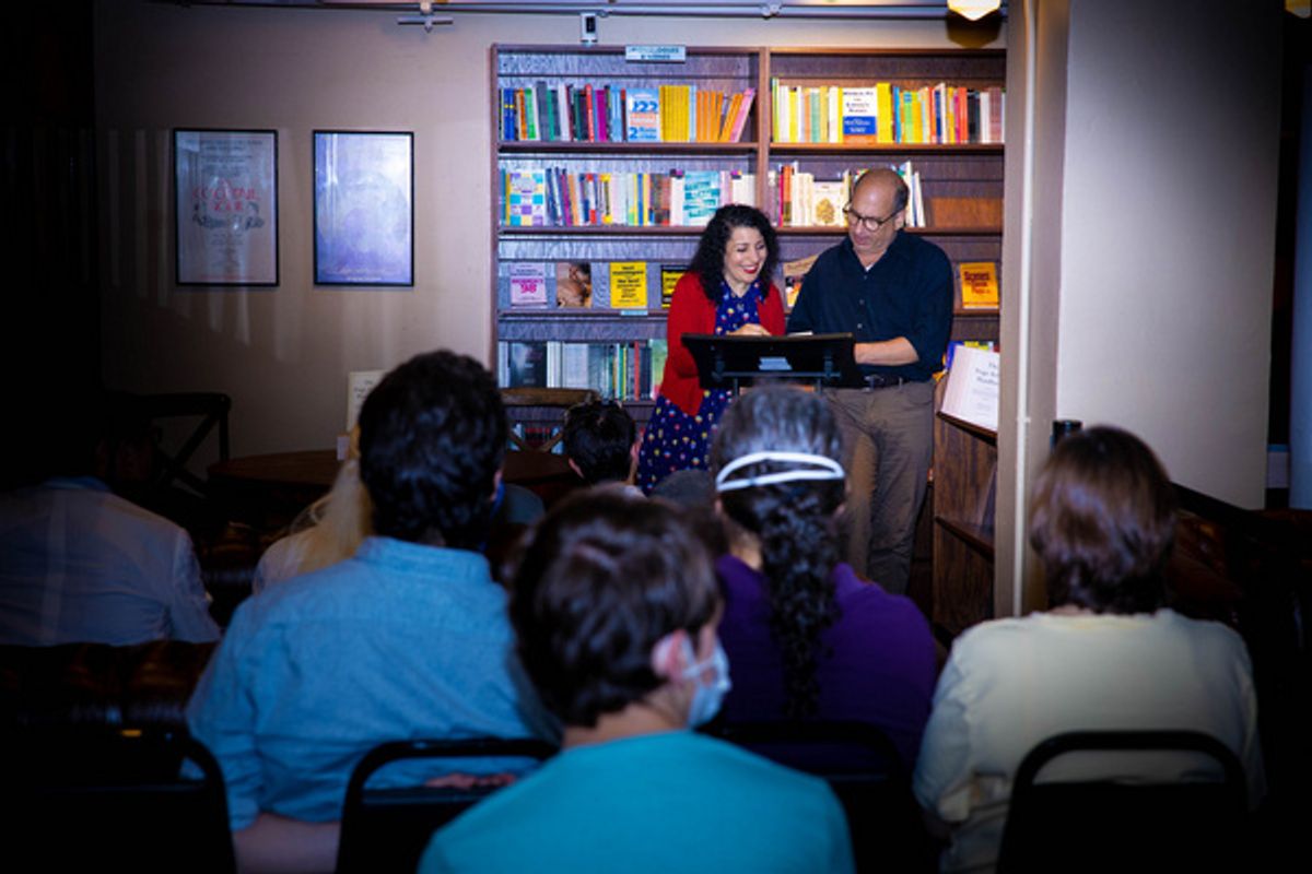 Julie Garnye, Michael Kostroff at 