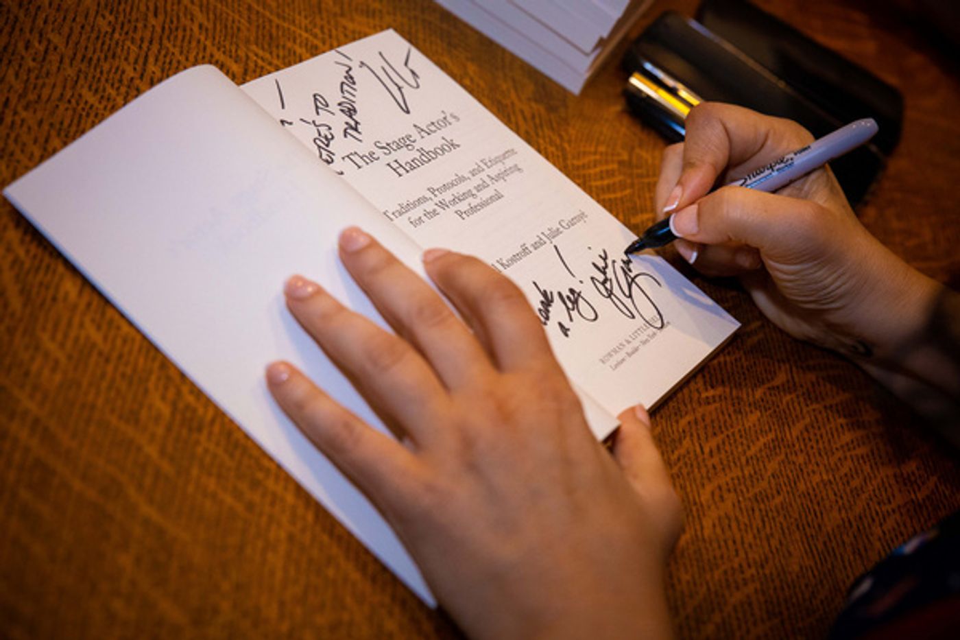 Photos: Julie Garnye & Michael Kostroff Celebrate New Book At The Drama Book Shop Photos: Julie Garnye & Michael Kostroff Celebrate New Book At The Drama Book Shop Image