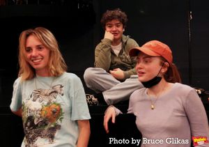 Maya Hawke, Gaten Matarazzo and Sadie Sink @ BroadwayWorld Maya Hawke, Gaten Matarazzo and Sadie Sink Photo