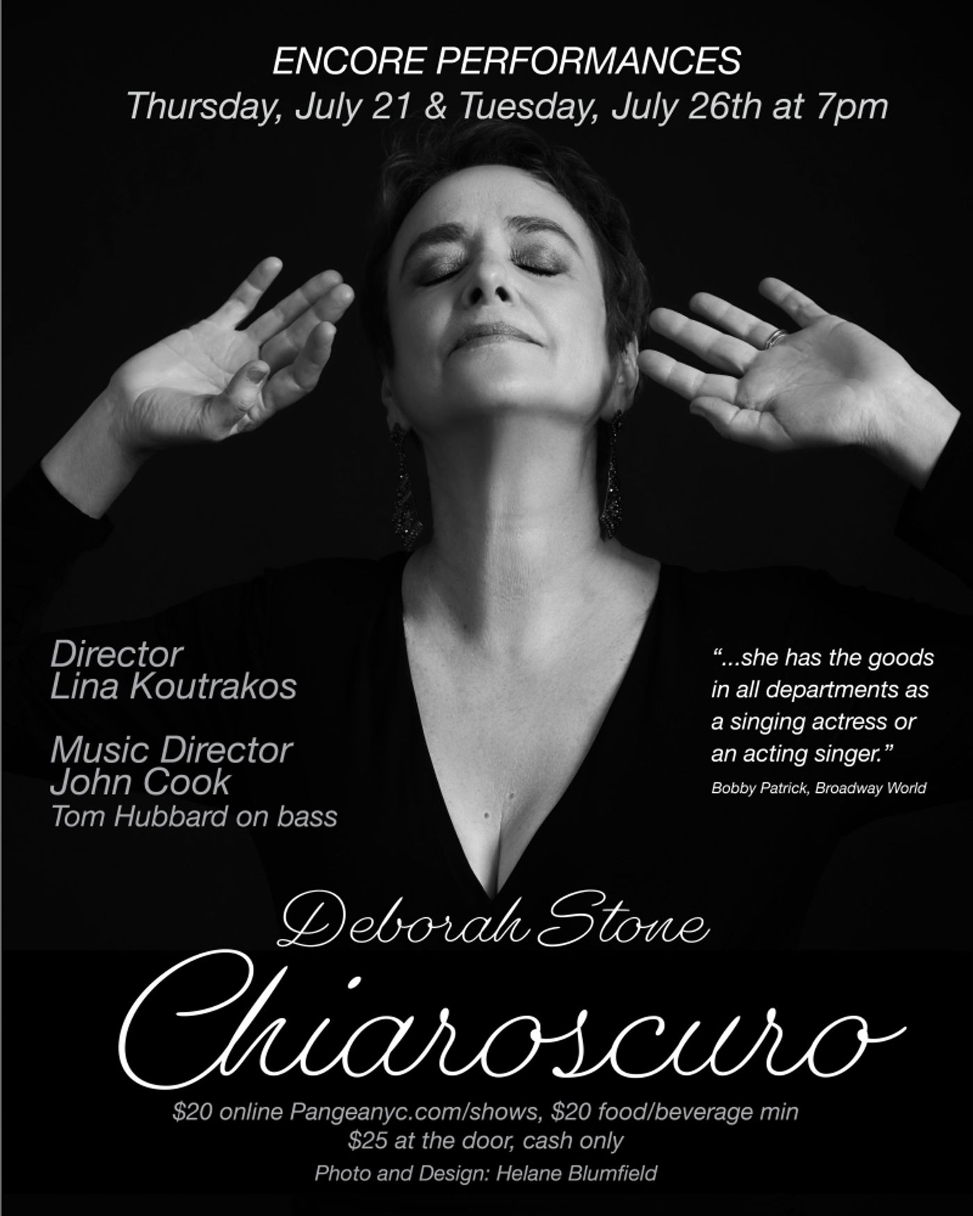 10 Videos To Celebrate The Additonal Performanes Of Deborah Stone's CHIAROSCURO at Pangea 10 Videos To Celebrate The Additonal Performanes Of Deborah Stone's CHIAROSCURO at Pangea Image