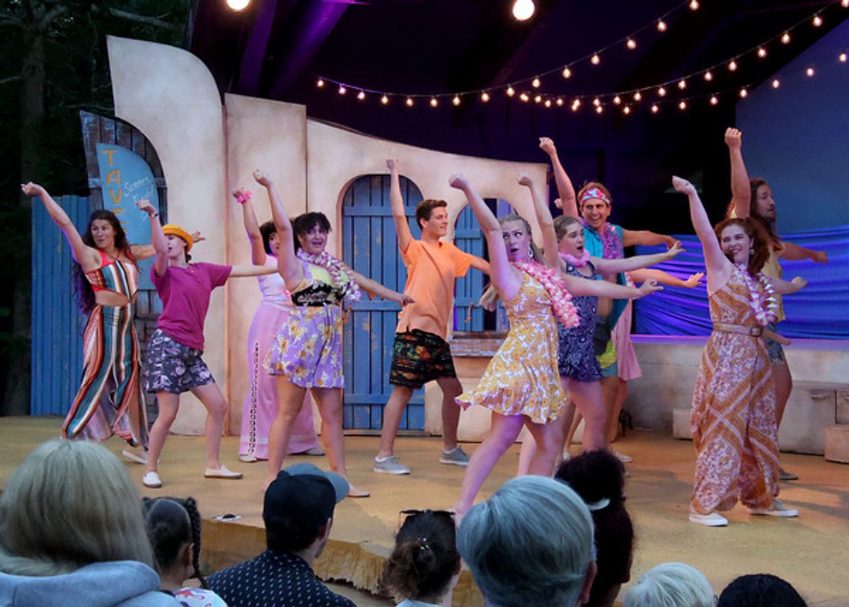 The cast of Mamma Mia! at 
