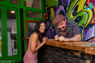 Amanda Robles as Vanessa, Ryan Alvarado as Usnavi
 Photo