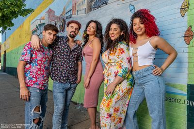 Luis-Pablo Garcia as Sonny, Ryan Alvarado as Usnavi, Amanda Robles as Vanessa, Ariana Photo