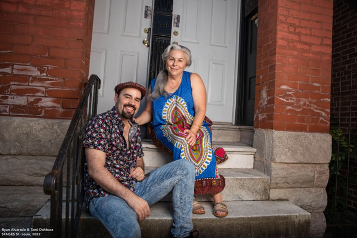 Ryan Alvarado as Usnavi, Tami Dahbura as Abuela Claudia
 at 