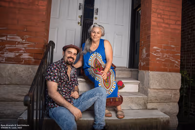 Ryan Alvarado as Usnavi, Tami Dahbura as Abuela Claudia
 Photo