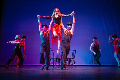 Phyllis Rogers Stone (Maureen McVerry*, center) reckons with lifes choices through Th Photo