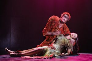 Angelo Del Vecchio and Hiba Tawaji  Photo