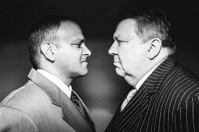 Anish Jethmalani and Terry Hamilton Photo