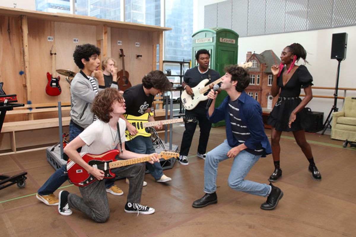 The company at Photos: Cast Announced for SING STREET at The Huntington - Get a First Look Inside Rehearsals