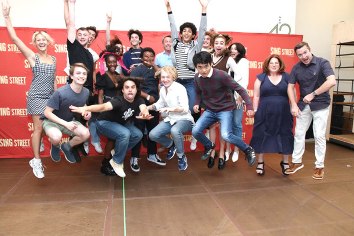 The company at Photos: Cast Announced for SING STREET at The Huntington - Get a First Look Inside Rehearsals