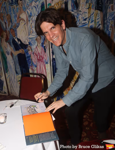 Alex Timbers and his new book "Broadway Bird" Photo