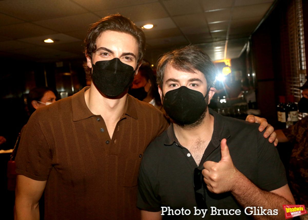 Derek Klena and Alex Brightman at 