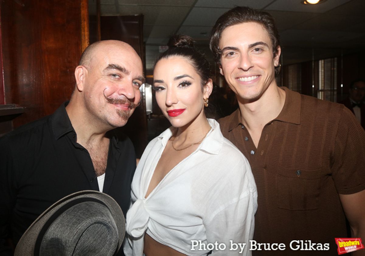 Eric Anderson, Ashley Loren and Derek Klena at 
