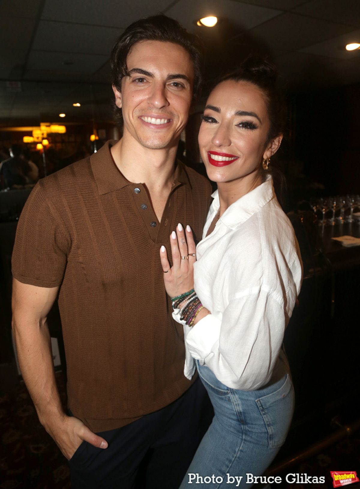 Derek Klena and Ashley Loren at 